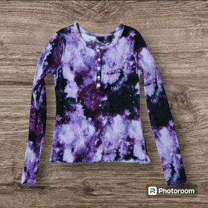 Art class 💜 tie dye shirt girls 14